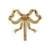 American Brass Bow Hooks Living Room Wall Hangings Gold Metal Bathroom Coat Hooks Background Wall Pendant Gifts Home Decoration