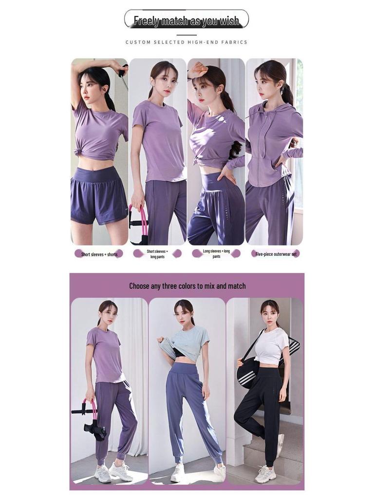 Women's High-End Quick-Dry Sports Suit: Spring/Summer 2026 Yoga & Running Wear