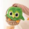 Cute Duolingo Green Owl Plush Toy Plushie of Duo The Owl Cartoon Anime Owl Doll Soft Stuffed Animal Toy Children Birthday Gift