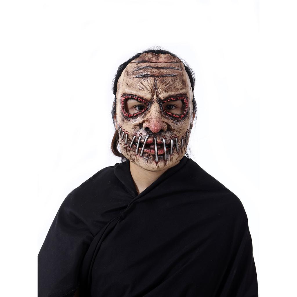Halloween Terror Big Mouth Nails Mask Latex Evil Demon Cosplay Costumes Headgear Helmet Carnival Party Horror Blood Creepy Props