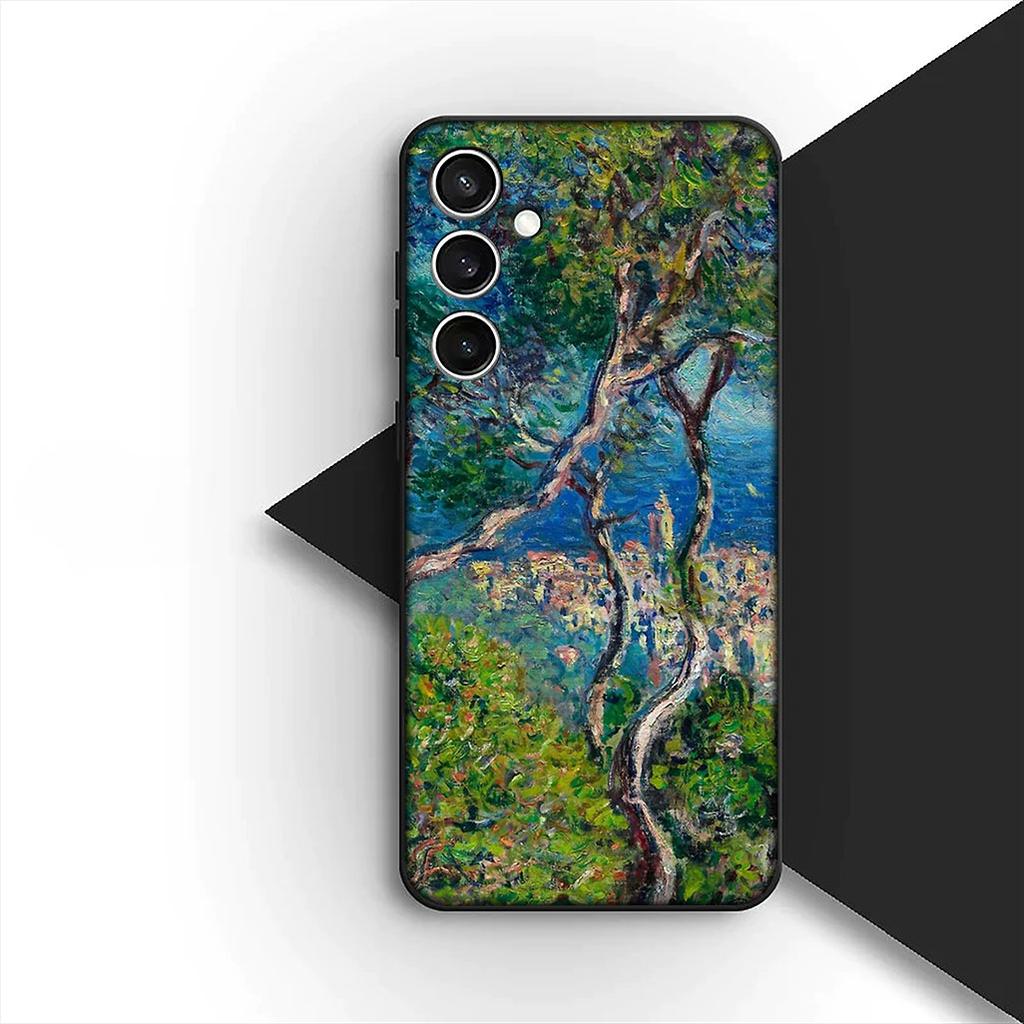 Coque de Protection pour Xiaomi Redmi 15 15C A3 A4 A5 9A 9C NFC Note 9 Pro Coque de Téléphone Claude Monet Nénuphar Chat