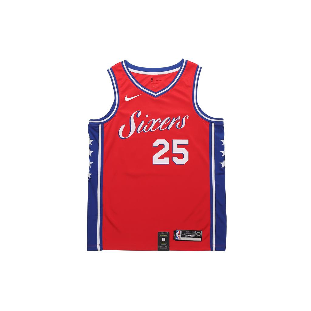 Nike NBA 76ers Ben Simmons Basketball Jersey Philadelphia 76ers Red Men's 877219-658