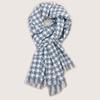 Plaid Scarf Women's Winter New Qiandongge Scarf Imitation Cashmere Warm Fringed Shawl Thickened