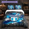 Lazio FC Themed Bedding 3Pcs Duvet Cover Set Decorative Bed Linen For Teen Room Home Decoration