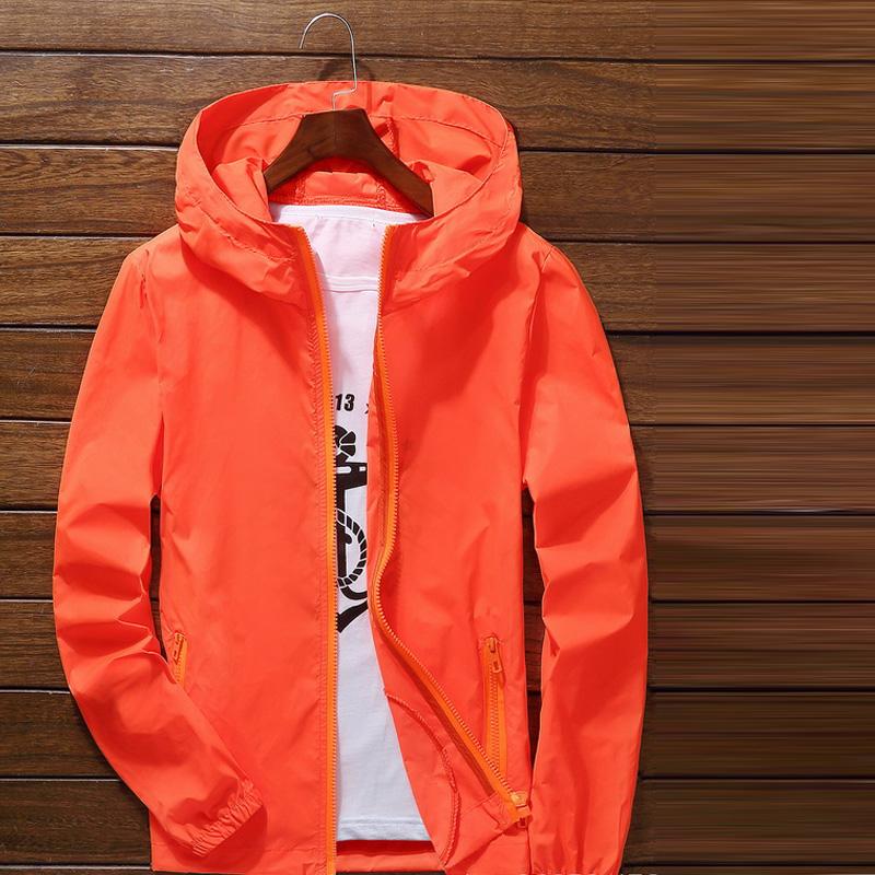 Quick Dry Coat Cycling Running Sunscreen Waterproof UV Women Men Thin Outwear Ultra-Light Jacket Men Windproof Coat Jacket 7XL