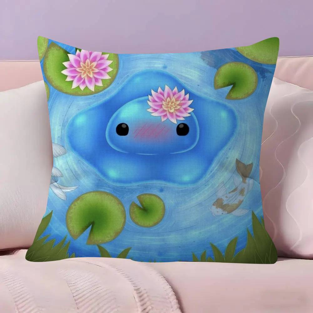 Cushion Cover Inches Farmhouse Decor Home Throw Pillow Covers for Couch Decorations Game SSlime Rancher