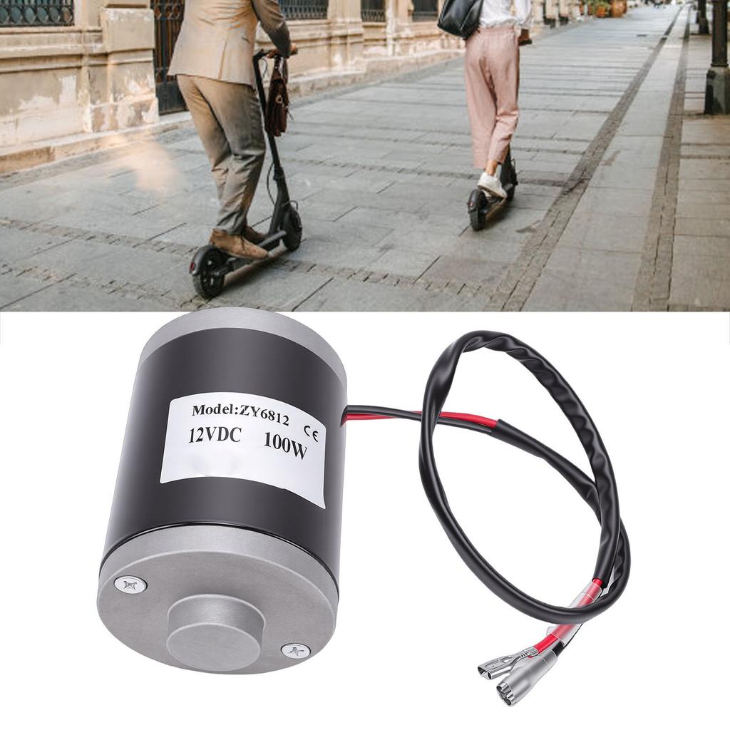 Electric Motor Replacement for   E100 E125 100W Aluminum Alloy Electric Scooter Motor with Rubber Belt