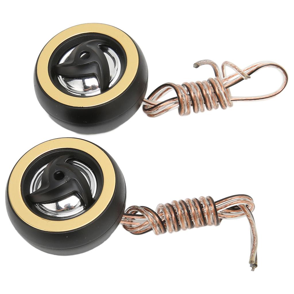 2 Stück 150W Kalottenhochtöner 4 Ohm Eingebaute Kondensatoren Lautsprecher für Alle Auto-Audiosysteme