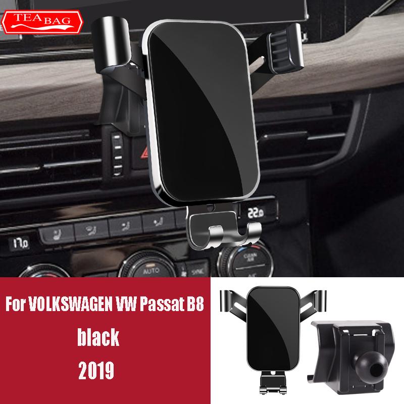 Adjustment Car Phone Holder For Volkswagen VW Magotan Passat B8 2017- Teramont Sagitar 2015- Air Vent Navigation