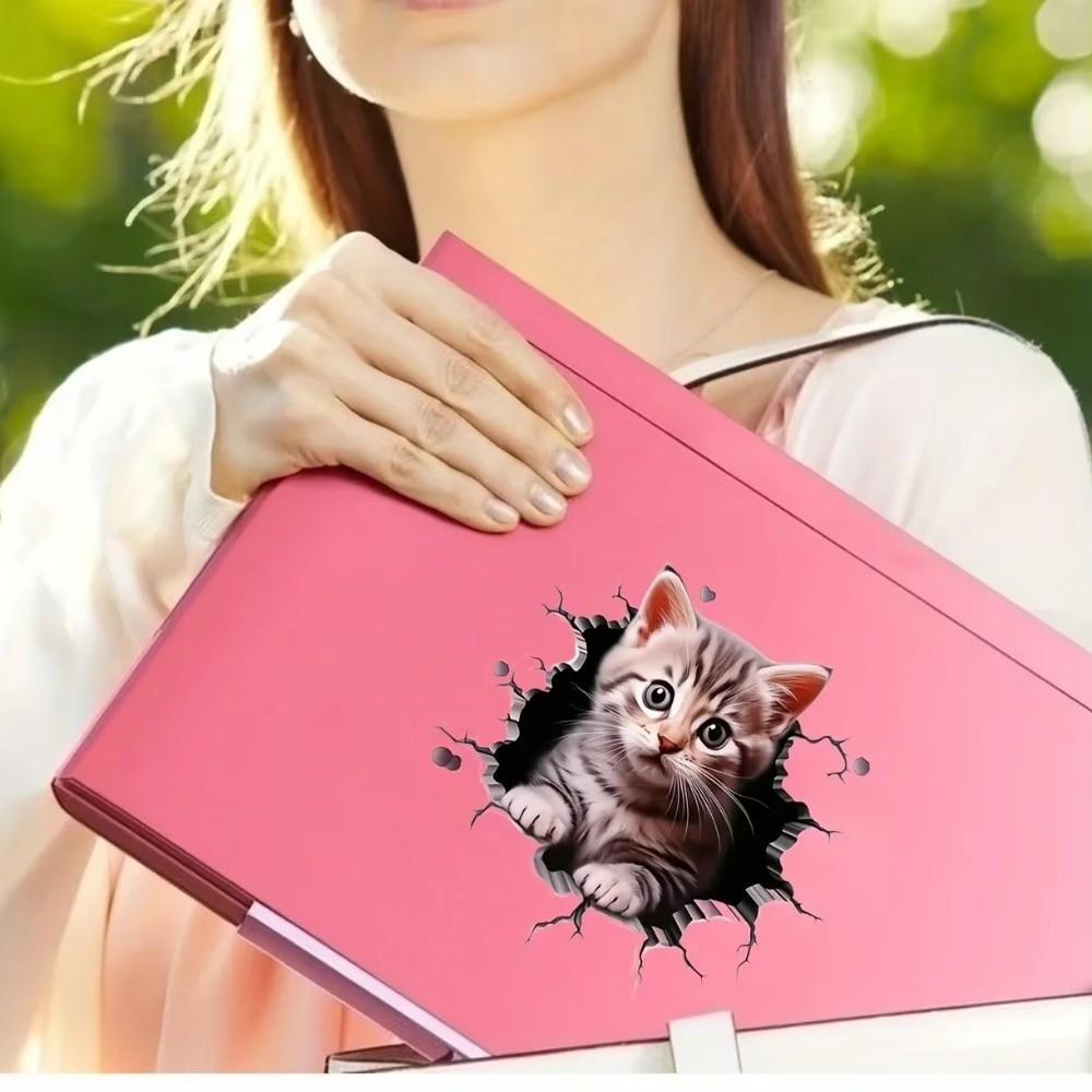 3D Cat Pattern Auto Sticker Cute Car Body Styling Scratch Resistant Decor New Window Sticker