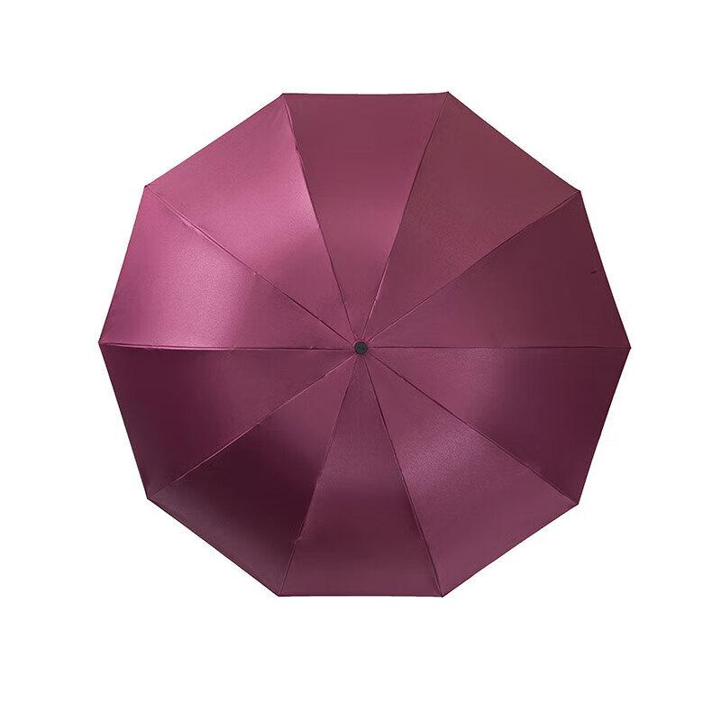 Paradise Black Vinyl Twill 3-Fold Business Umbrella