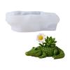 Flexible Silicone Alligator Shape Planter Mold For Resin Art Concrete Cement Casting And Decorative Candle Container