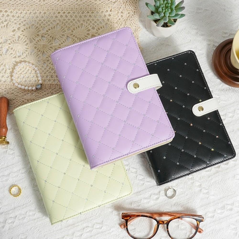 PU Leather Jewelry Storage Book Zipper Jewelry Storage Bag Elegant Jewellery Binder  for Women