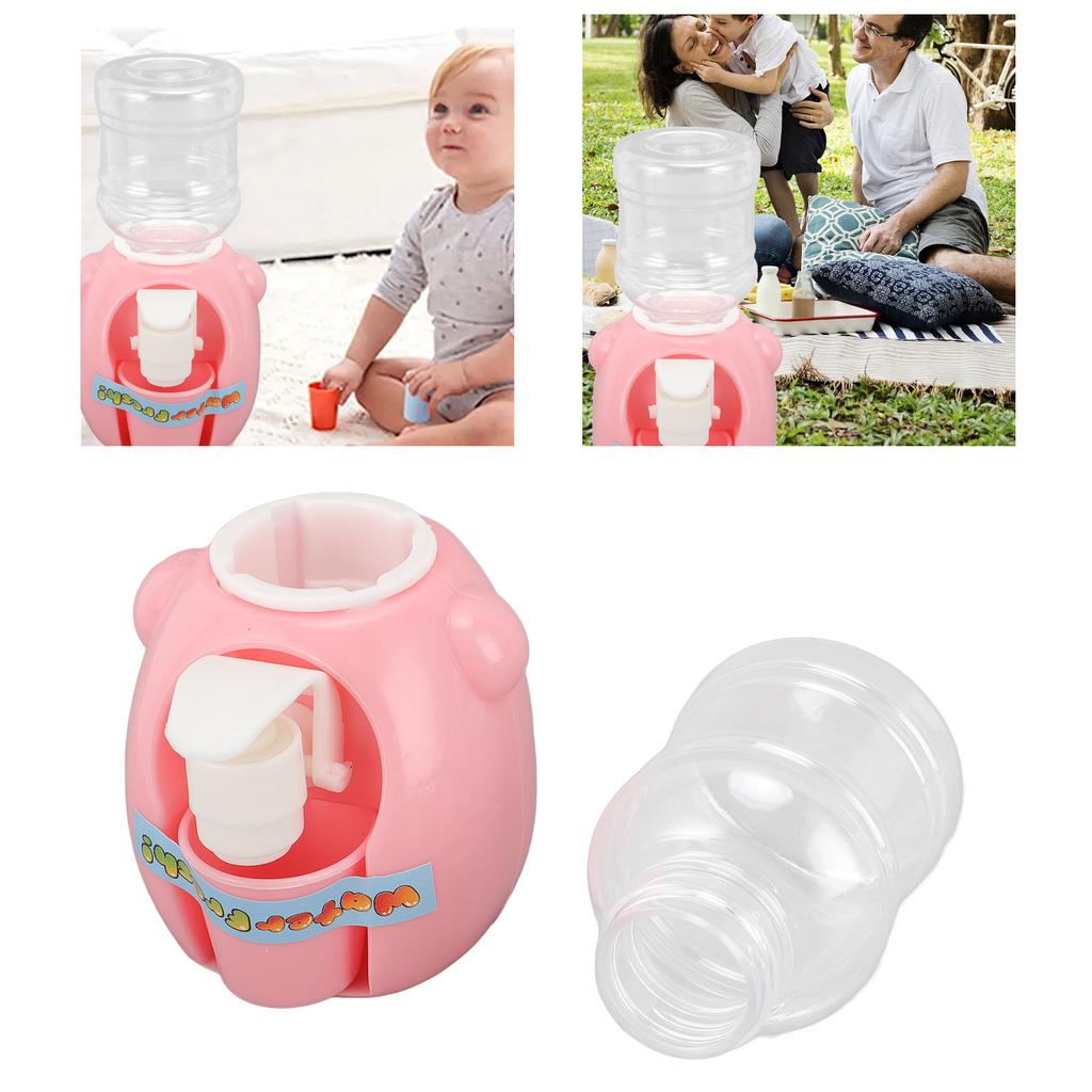 2PCS Mini Water Dispenser Toy Small Desktop Cute Water Dispenser Miniature Home Decor for Boys and Girls