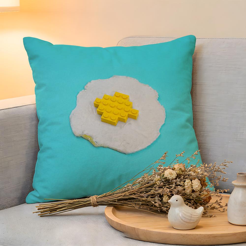 

Cushion Cover Linen SkinFriendly Soft Decorative Case for Sofa Home Decor Creative Food Fruit Print Pillow cover 30x30cm