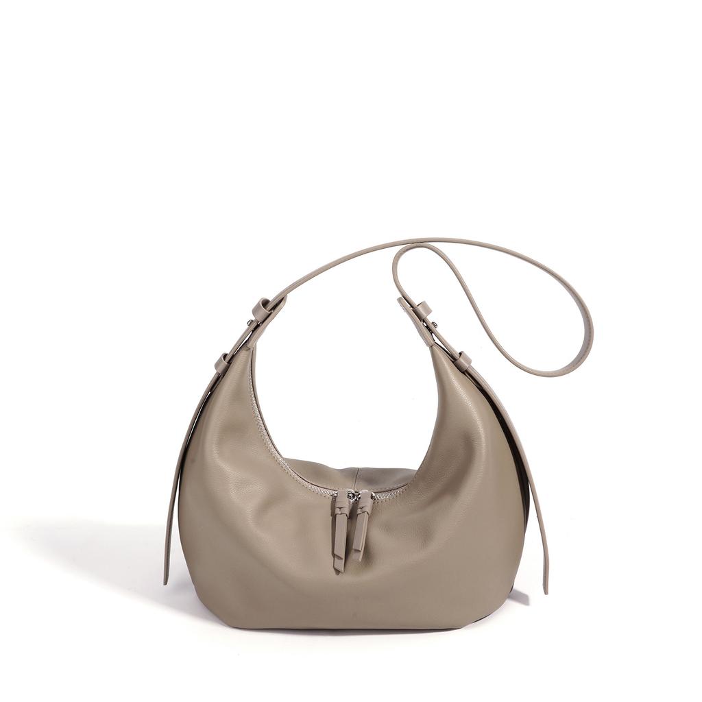 Dumpling Bag Women's Casual New Shoulder Messenger Bag with Unique Texture, Fashiable and Versatile, Simple and Classic