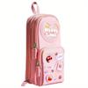 Multi-layer Large-capacity Beautiful schoolbag pencil case simple and cute girl stationery pencil case