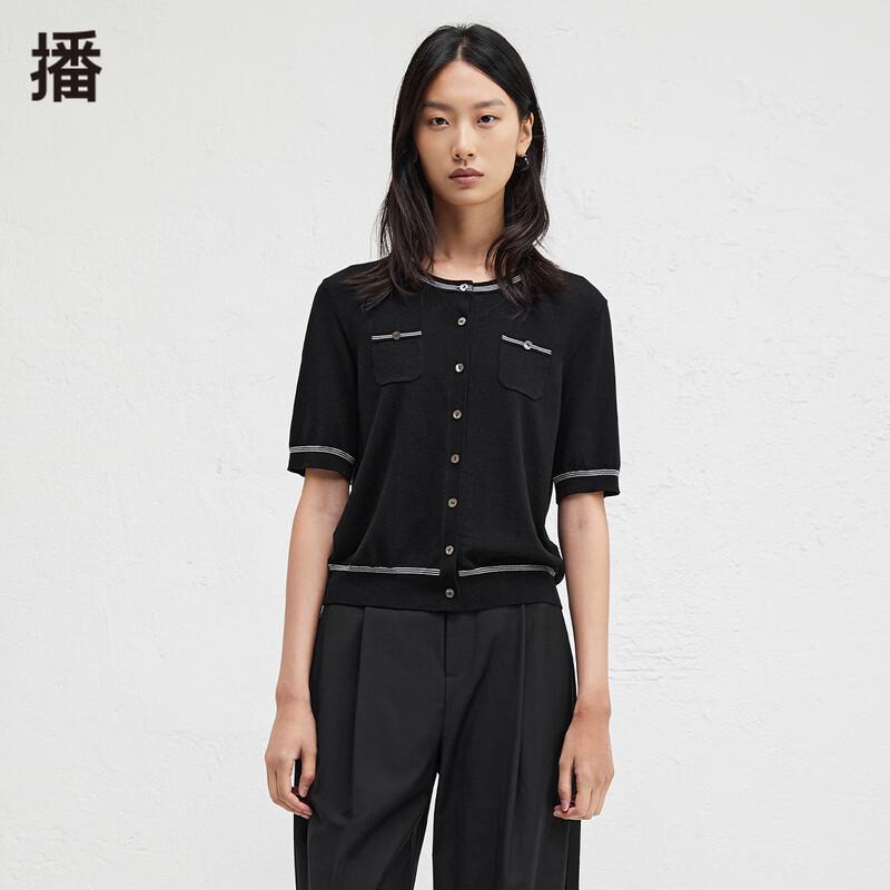 

Women s Short Sleeve Thin Knit Cardigan Sweater XS