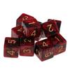 20Pcs D6 Polyhedral Cubes Square Corner Dices Educational DIY Board Game Dices