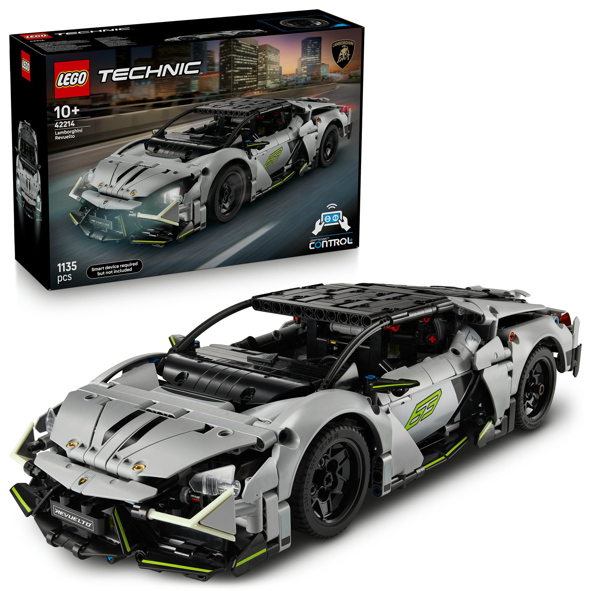 Игрушка LEGO Technic Суперкар Lamborghini Revuelto - Подарок на день рождения, Строительные блоки, для мальчиков и девочек, Возраст 10, 11, 12 лет, Ученики начальной школы, V