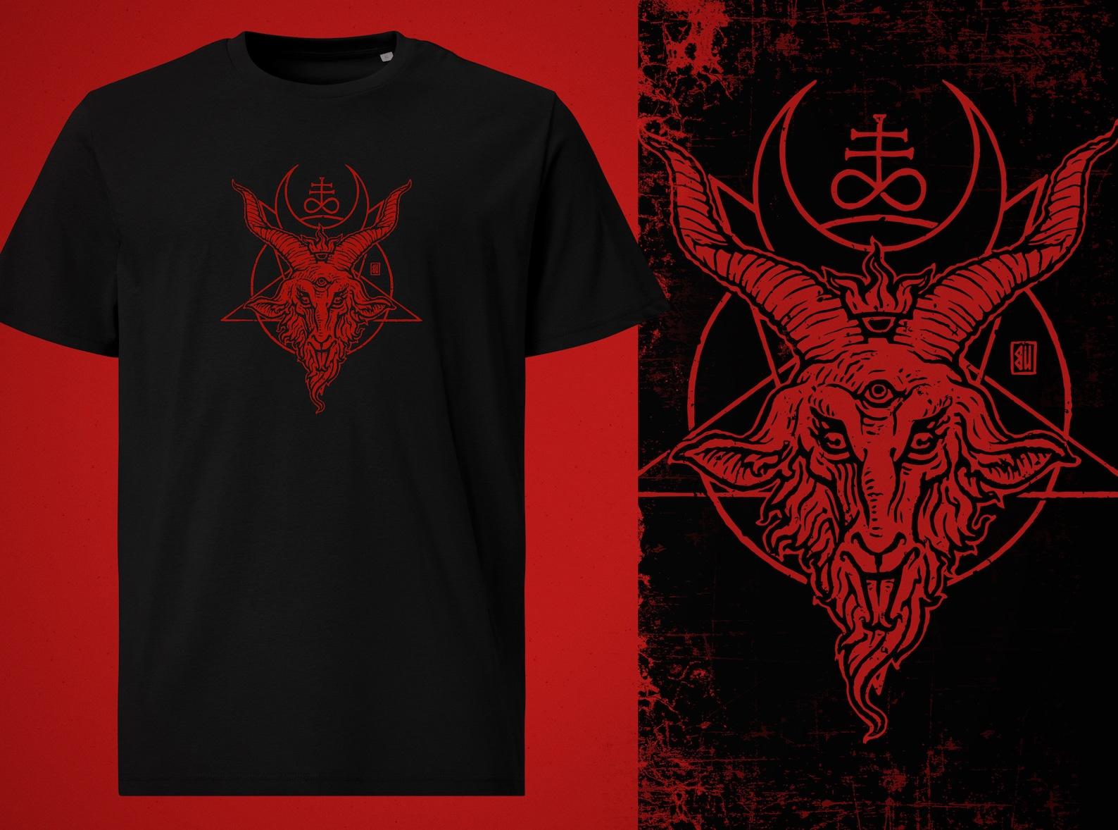 Baphomet s Head T-Shirt M