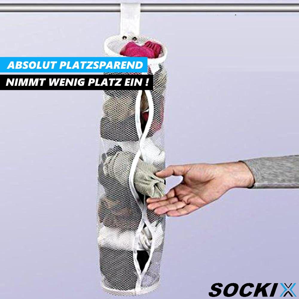 SOCKIX Organizer wiszący Przechowywanie wiszące Półka wisząca Skarpetki Bielizna