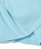 BEYOND CLOSET [Collection Line] Washed Cotton Short Sleeve T-Shirt With Vintage Art Piece Detail Sky Blue