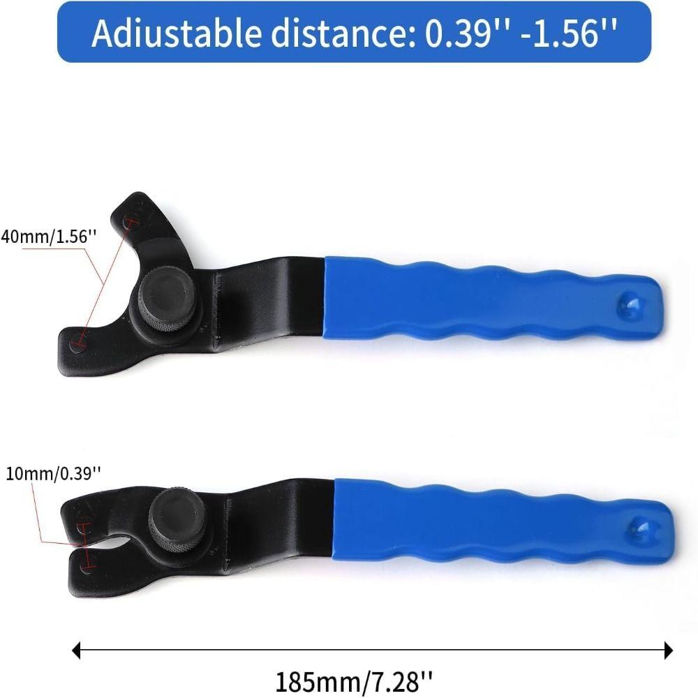 Carbon Steel Key Pin Spanner Plastic Handle Spanner Wrenches New Electric Tool Accessories
