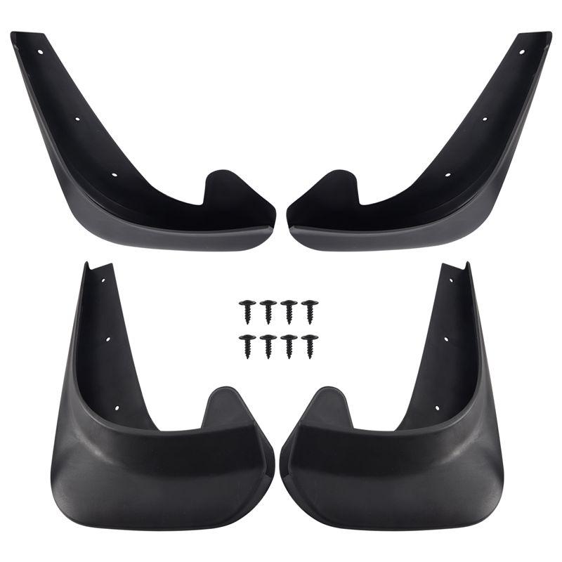 WO-Universal Mudflaps Mud Flaps Flap Splash Guards Mudguards Car Auto Van SUV Trucks Sedan Wheel Fender Front Rear