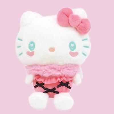 Nakajima Corporation Sanrio Characters Mint Angel Hello Kitty Plush H18 X W17 X Toy, Small, 202444-24, D11.5cm