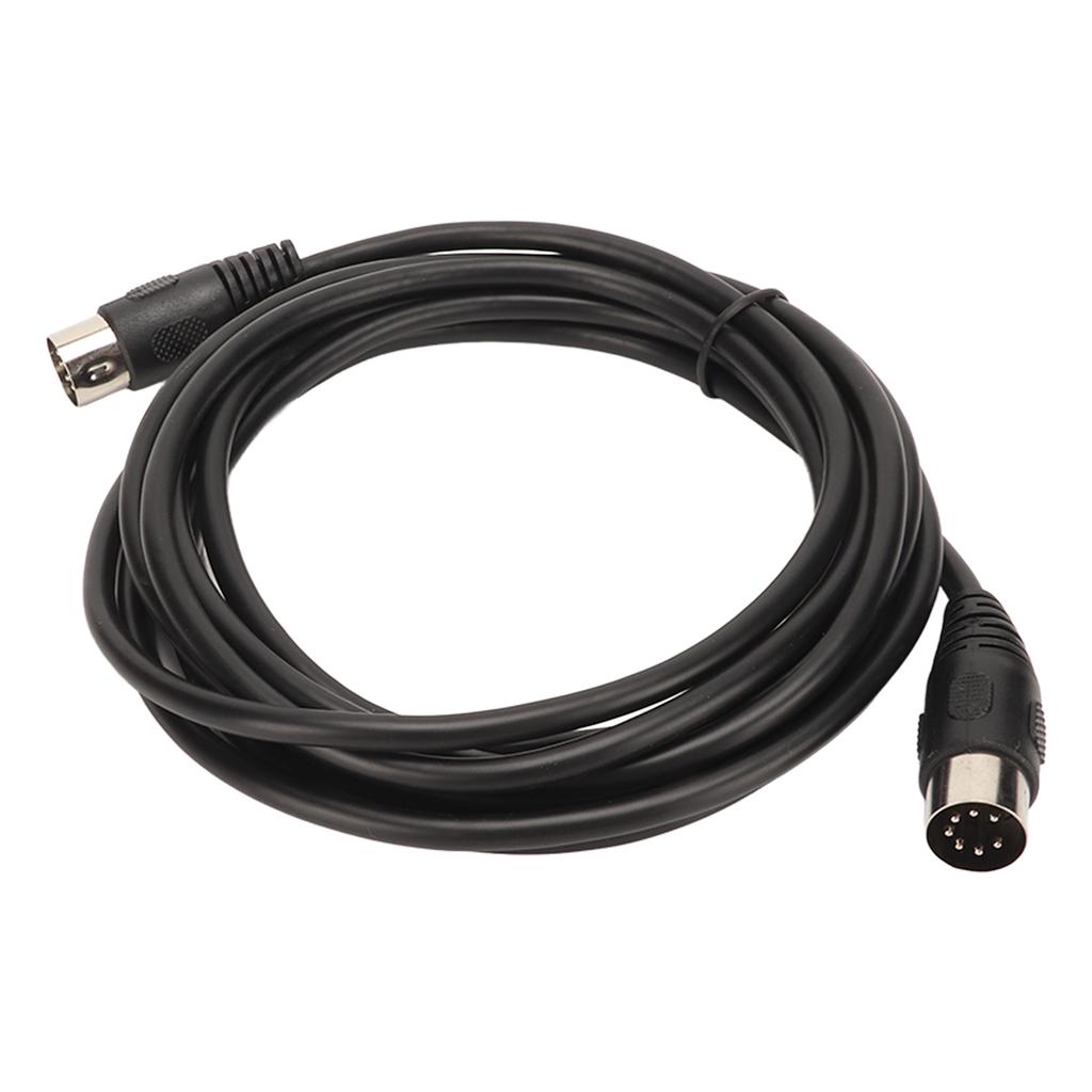 7 Pin DIN Cable Male to Male Plug and Play Big DIN Extension Cord for Computer Medical Device 9.8ft