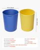 2 Pcs 18.9L Bucket Liner for Concrete Mix, Reusable Silicone Mortar Bucket Liner for Thinset Paint Concrete Epoxy Mixing, Heavy-duty Grout Mixer