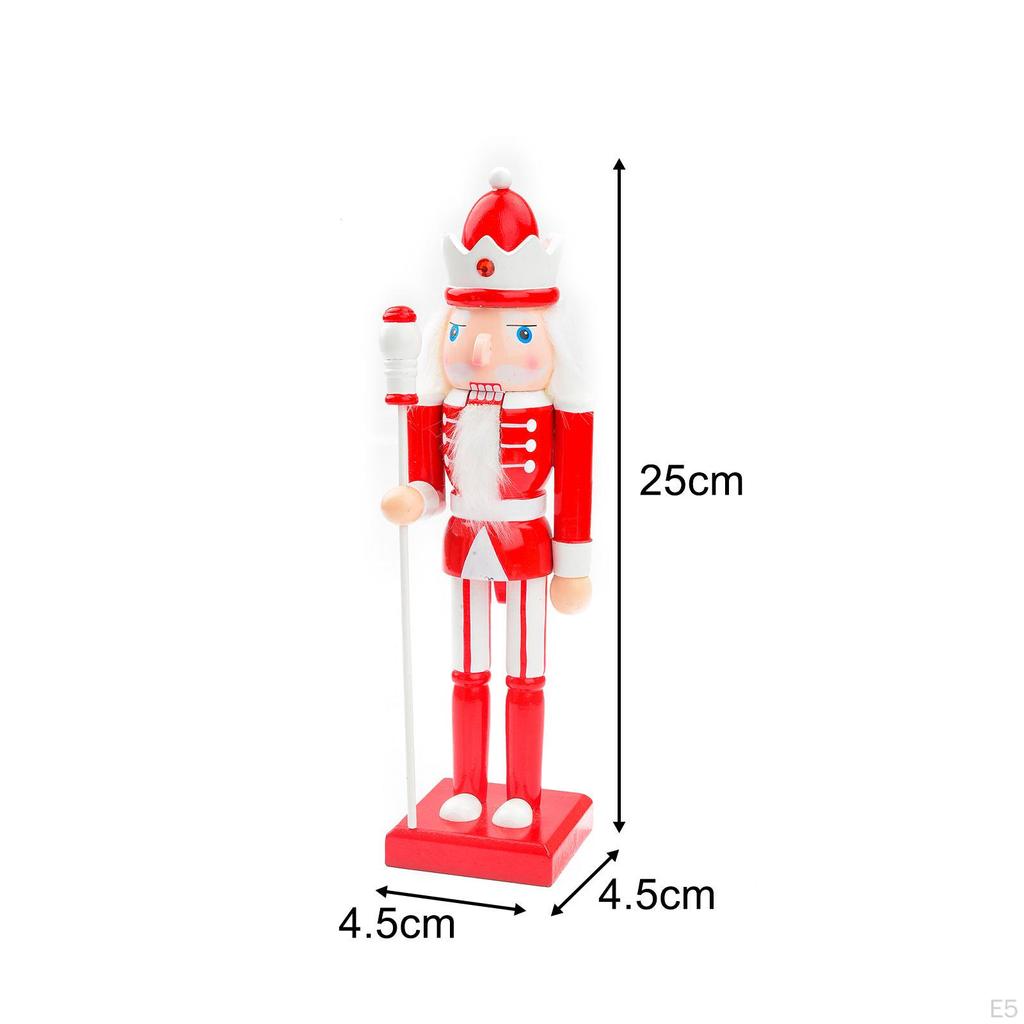 4 Pieces Nutcracker Ornaments Figurines Classic Style Decorative Unique Gifts Xmas