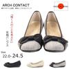 ArchContact Ribbon Pumps IM39091 Gray 2, Size 22.0cm