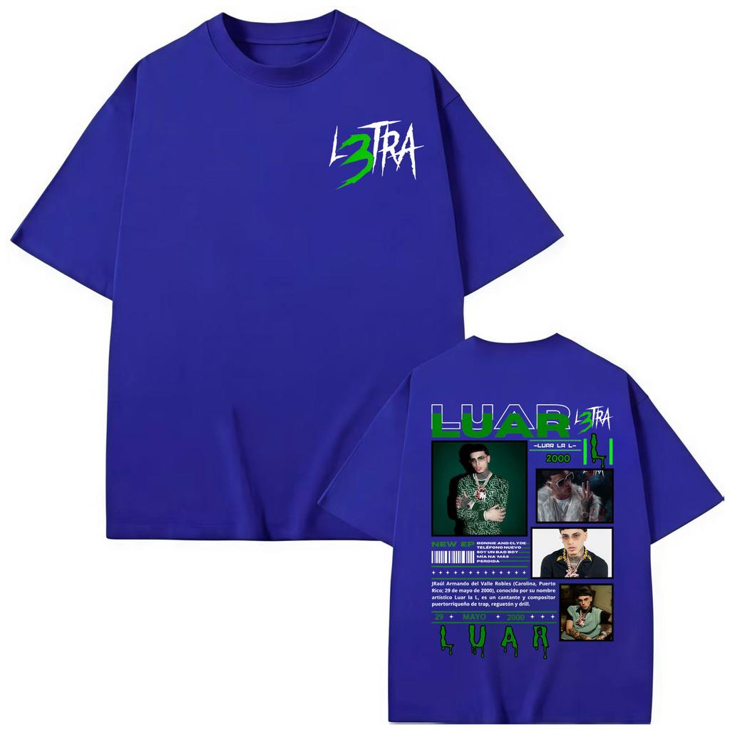 Hot Sale Rapper Luar La L T-shirt Men Women Clothing Harajuku Hip Hop Short Sleeve T-shirts Summer Fashion Loose T Shirts