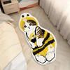 Irregular Cartoon Cat Carpet Faux Cashmere Bedside Rug Bedroom Area Rugs  for Sofa Coffee Table