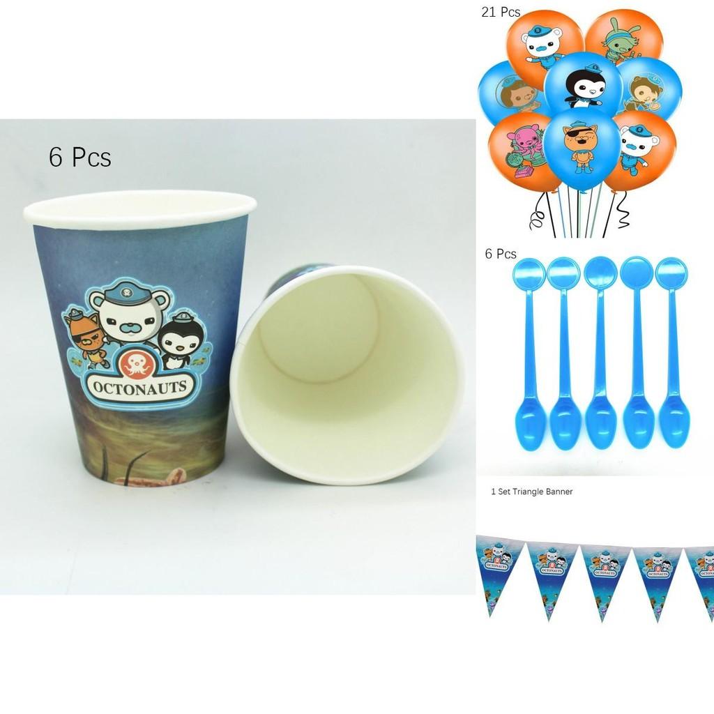 Colorful Octonauts Kids Birthday Party Supplies Set For A Joyful Celebration