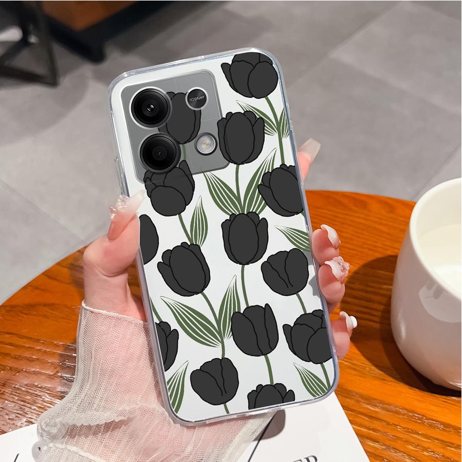 For Redmi Note 13 Pro Plus Phone Case Creative Fun Soft Slim Silicone Transparent Anti Drop Back Cover For Redmi Note13 13Pro+