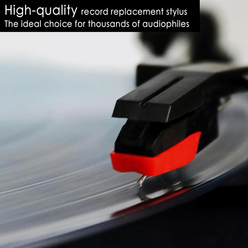 4 Stück Plattenspielernadeln Nadeln Nadelreinigungswerkzeug Plattenspielerzubehör Plattenspielernadelersatz