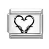 Fashion Girls' Eye Cake Sunset Butterfly Flower Cat Laser Engraving Charm Links Fit 9mm Stainless Steel Bracelet DIY Making Gift
