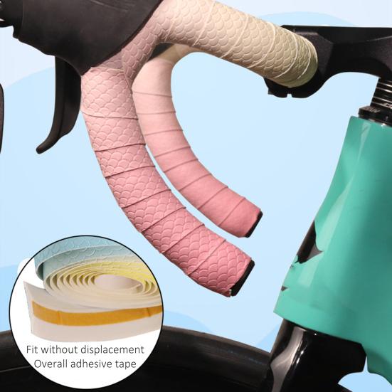 2 Rolls Bike Bike Grip Tape Handlebar Tape EVA Road Thick Non-slip Bicycle Handle
