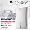 2200ml Dehumidifier Moisture Absorber Indoor Dehumidifier Basement Moisture Absorber Mute Timing External Water Pipe