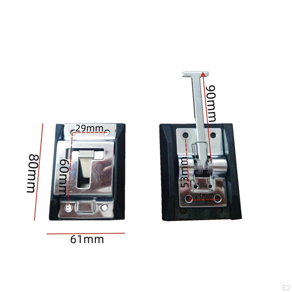 Stainless Steel Door Latch for Recreational Vehicles