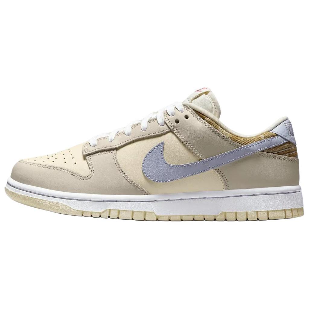 Nike Dunk Abrasion Resistant Low top Skateboard Shoes Women's Beige IH7354-101