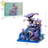 Non-Toxic Moc Ancient Architecture Model Peach Blossom Castle Micro Building Block Assembly Diamond Brick Set Toys Children Gift