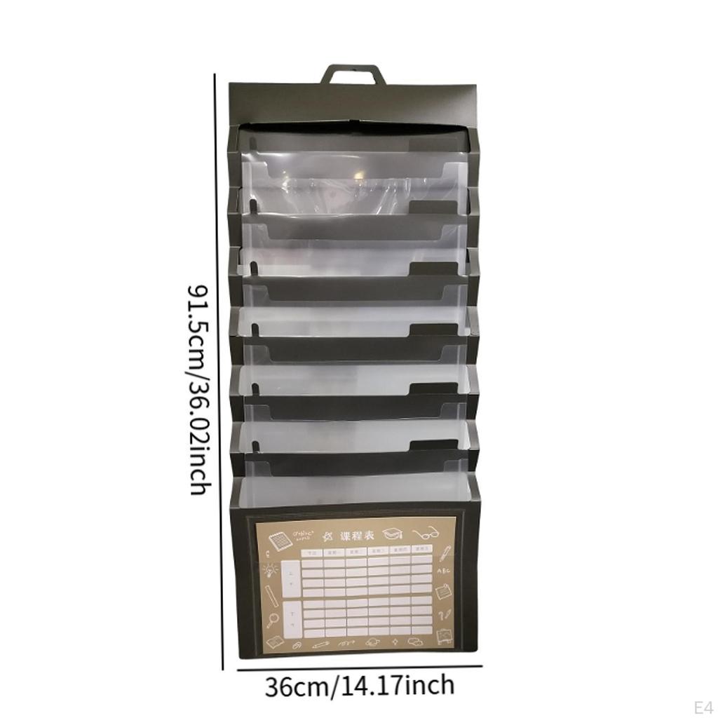 6 Fächer Erweiterungsmappe, Hängend über der Tür, Tragbarer Postorganizer