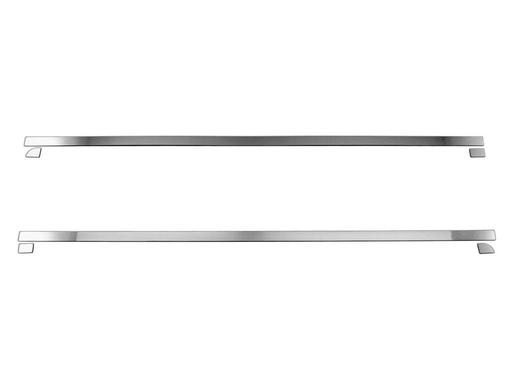 BRIGHTZ Carry Truck DA16T Finish Edelstahl Verchromt Seitentürleisten Kompatibel mit DA- und 16-Modellen Ultra-Spiegel (6-teiliges Set) [SID-MOL-110]