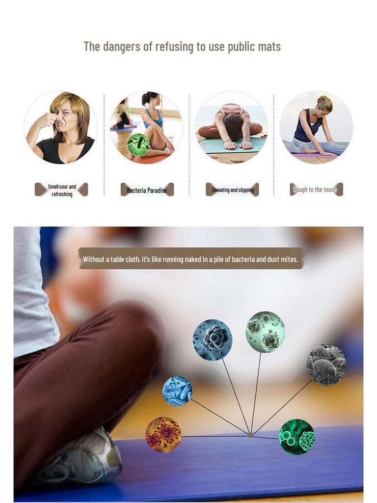 Extra Long & Wide Non-Slip Yoga Towel: Absorbent, Washable Blanket with Mesh Bag