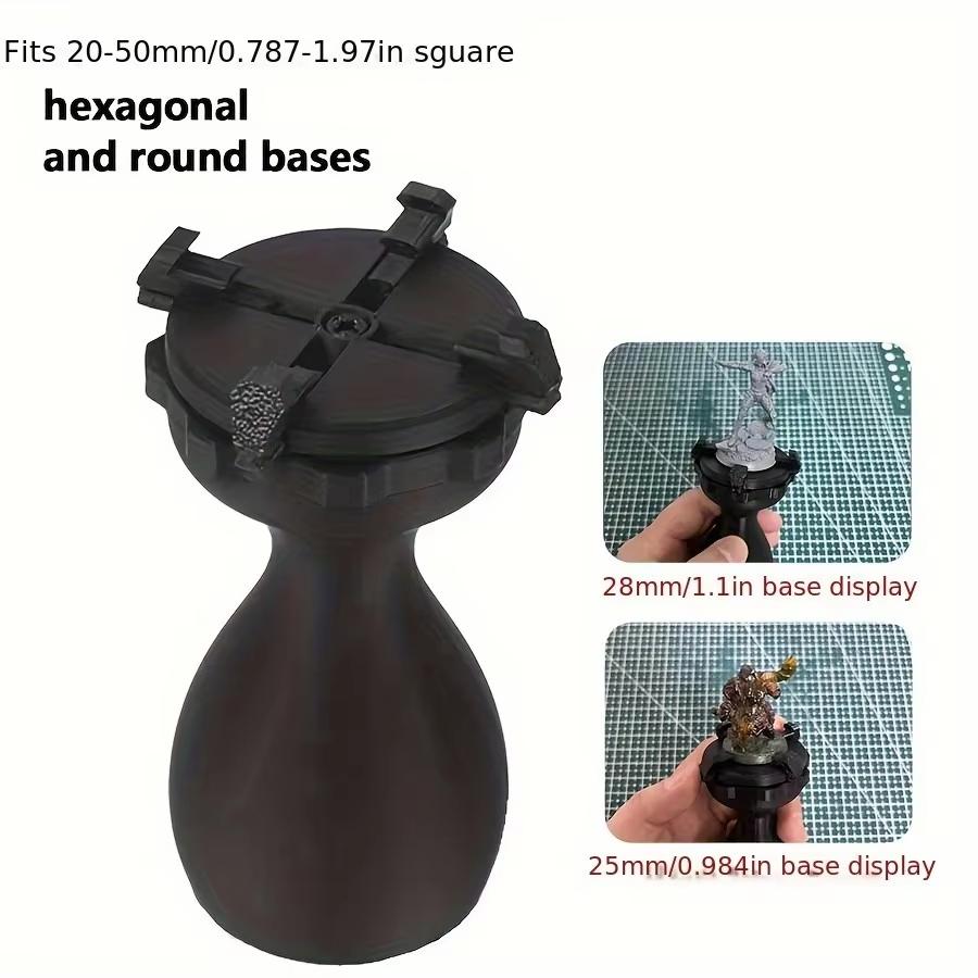 Adjustable Miniature Figure Coloring Handle Bracket with Mechanical Adjustment System - Compatible with Miniature Figurines