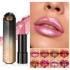 Rossetto Perlescente con Brillantezza Fine, ad Alto Lucido, Facile da Colorare, Lunga Tenuta, Facile da Colorare, Idratante, Effetto Cremoso e Liscia